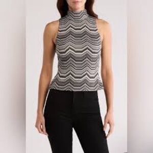 Ramy Brook Melinda Print Higneck Top